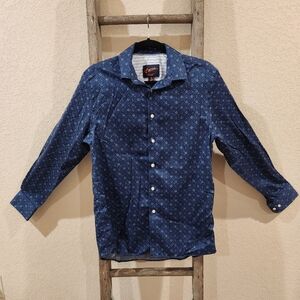 Egara Boys Nice Blue Slim Fit Dress Top - Size Medium